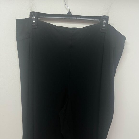 J. Jill Wearever Slim Leg Black Knit pull on comfort Pants XL - Picture 2 of 12